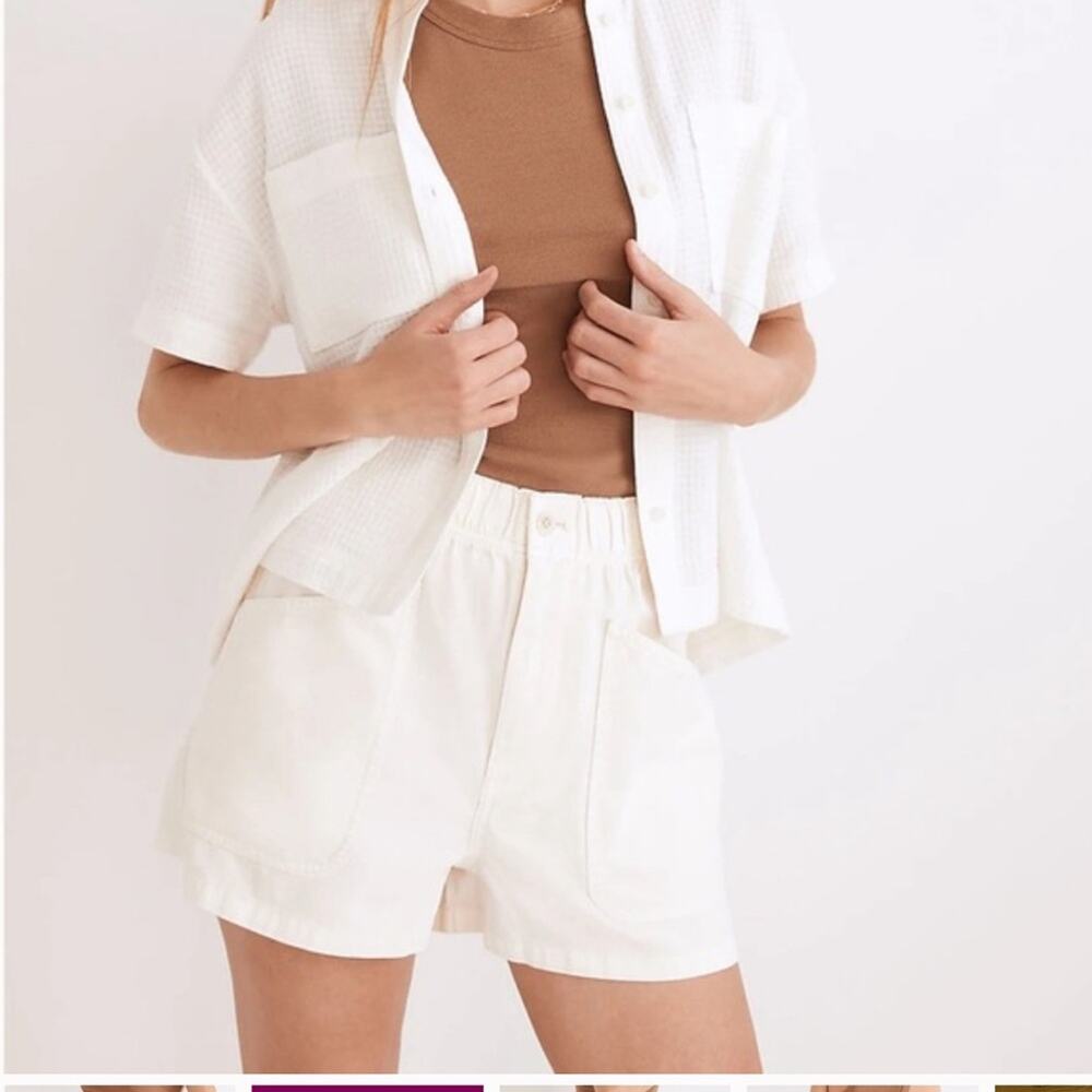madewell size 31 Ivory Women's Casual utility Shorts